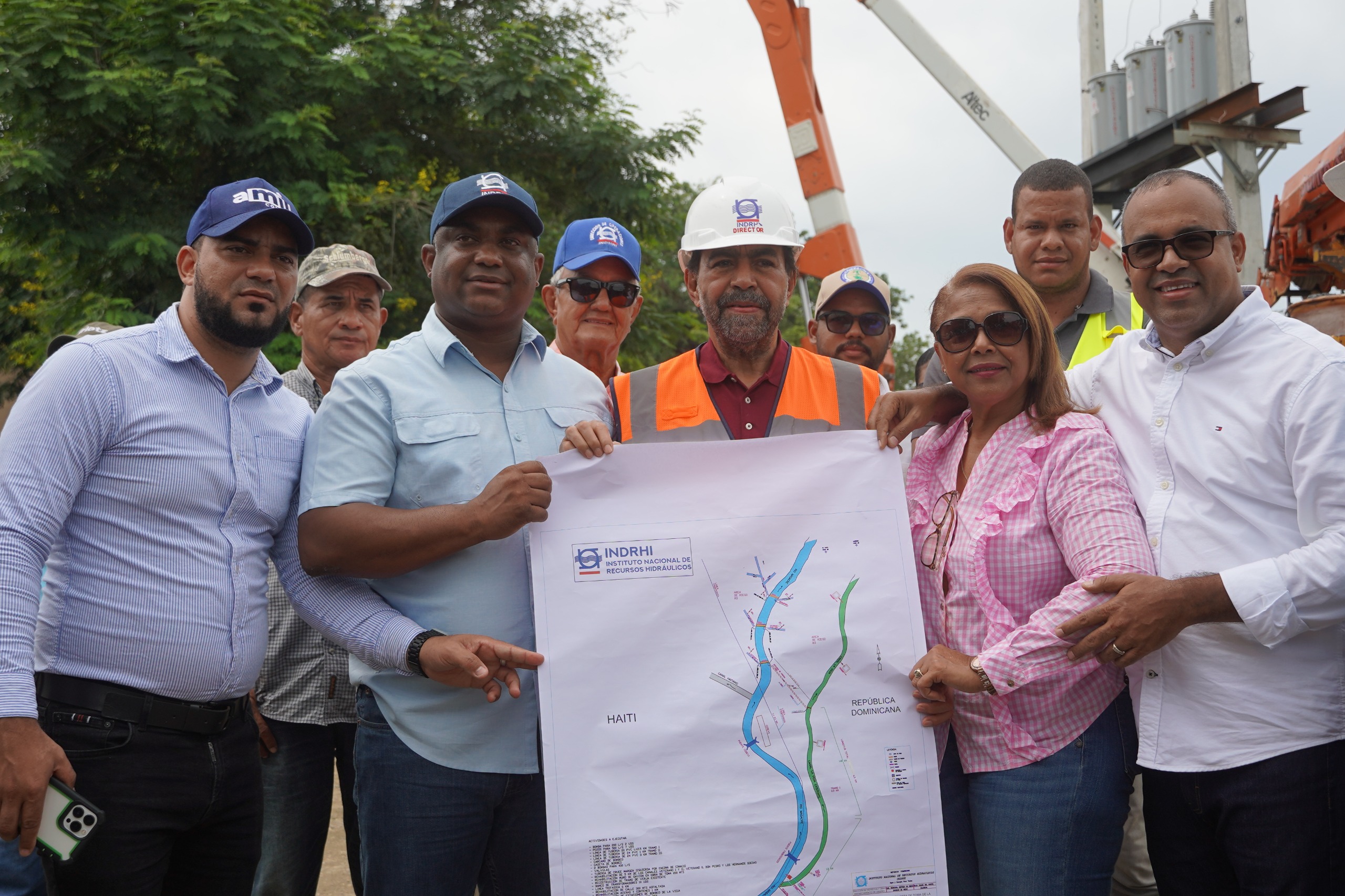 Indrhi informa que segunda etapa de rehabilitación canal La Vigía, en Dajabón, avanza a buen ritmo