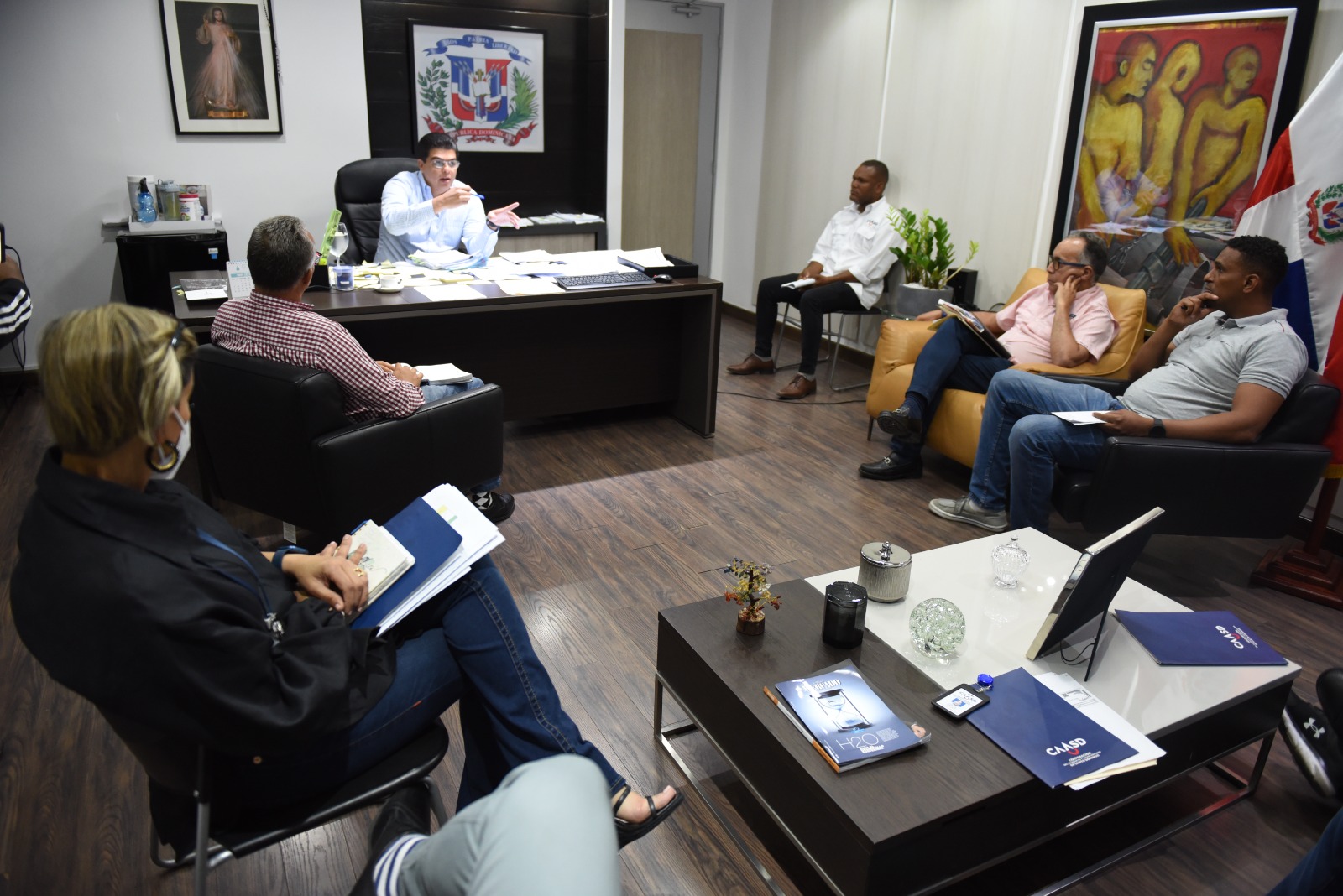 Caasd mantiene activo su comité de emergencia ante aguaceros por vaguada y garantiza el servicio de agua potable para el Gran Santo Domingo
