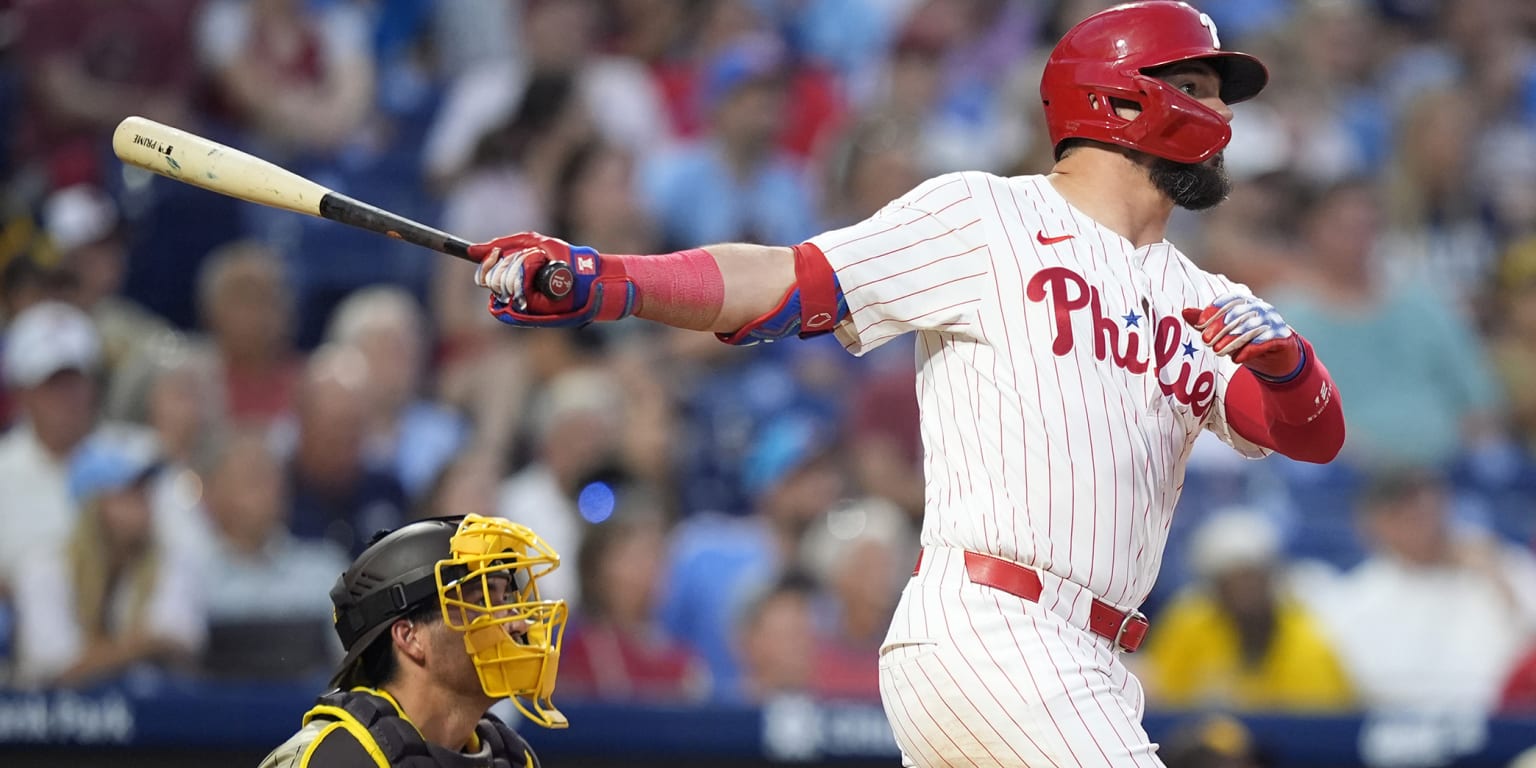 ¿Babe Ruth con los Filis? No, es Kyle Schwarber… en junio