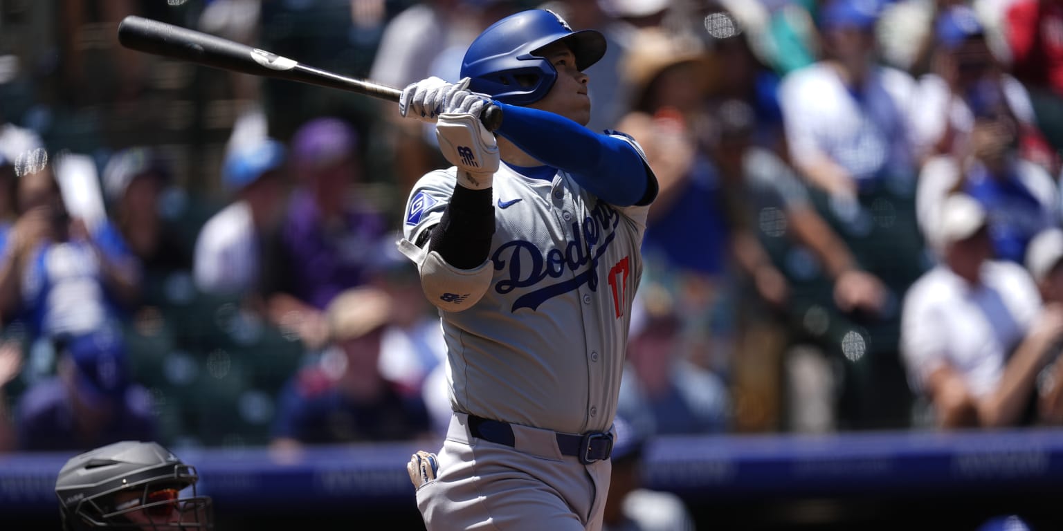 Ohtani llega a 21 HR y Dodgers liquidan serie en Colorado