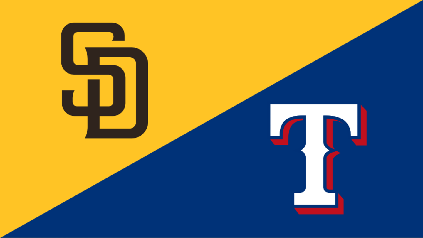 MLB Gameday: Padres vs. Rangers, lanzadores probables, alineaciones, y más