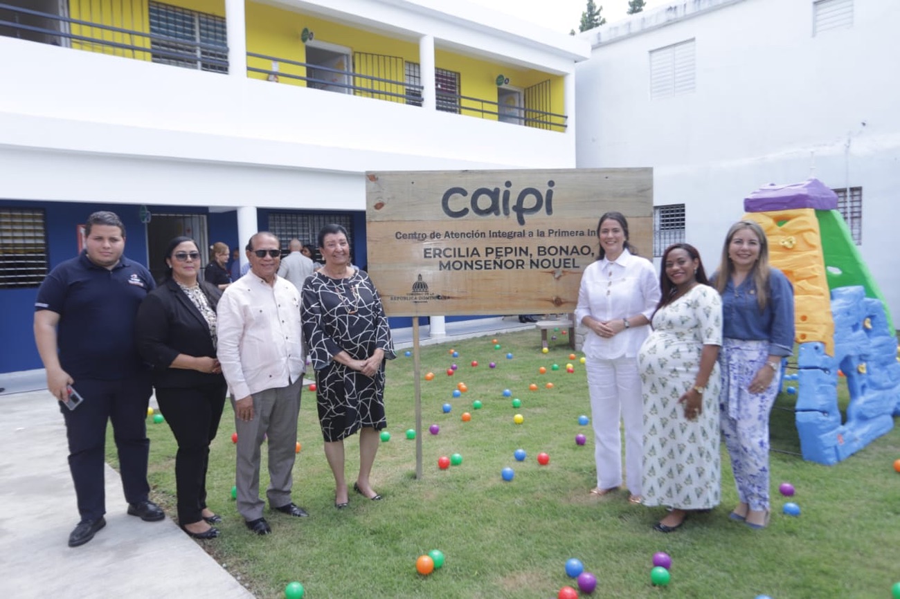 Inaipi inaugura el Caipi Comunitario Ercilia Pepín, en Bonao, en beneficio de 120 niños y niñas