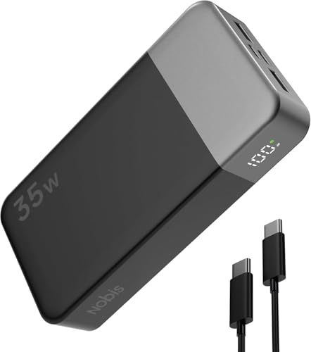 Nobis Power Bank 20000mAh 35W Cargador Portátil