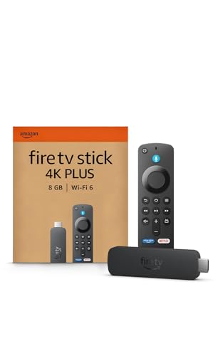 Amazon Fire TV Stick 4K Plus, compatible con Wi-Fi 6, Dolby Vision, Dolby Atmos y HDR10+, encuentra series más rápido con Alexa+
