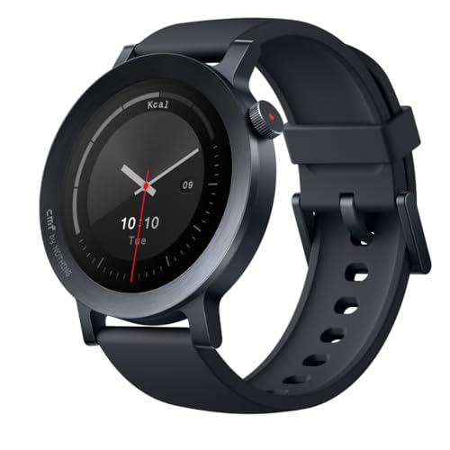 CMF by Nothing Watch 3 Pro – Reloj Inteligente con Pantalla AMOLED 1,43", 13 Días de Batería, GPS de Doble Banda, Llamadas Bluetooth con IA, Control de Ritmo Cardíaco y Sueño – Gris Oscuro