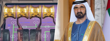 El Boeing 747 que el emir de Dubái usa como avión privado es tan lujoso que hasta los mandos del piloto son de oro
