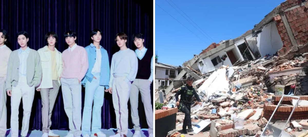 Donación de BTS a Colombia.