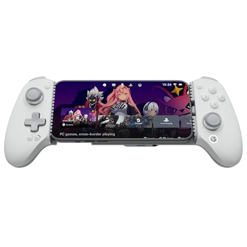 GameSir G8 Plus MFi Mando para iPhone 15/16/17/iPad Mini y Android, mando para iPad con palancas/gatillos con efecto Hall, dos botones traseros, para jugar a Genshin Impact, PUBG Mobile y Minecraft