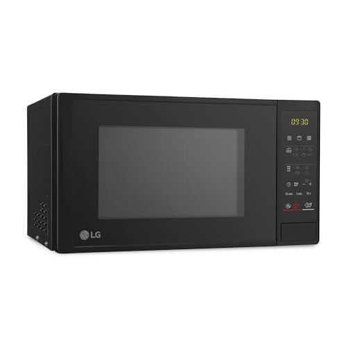 LG MH6042D - Microondas con Grill y Display Digital, Capacidad de 20 litros, 700W, 5 Niveles de Potencia, Easy Clean, Grill de Cuarzo Color Negro