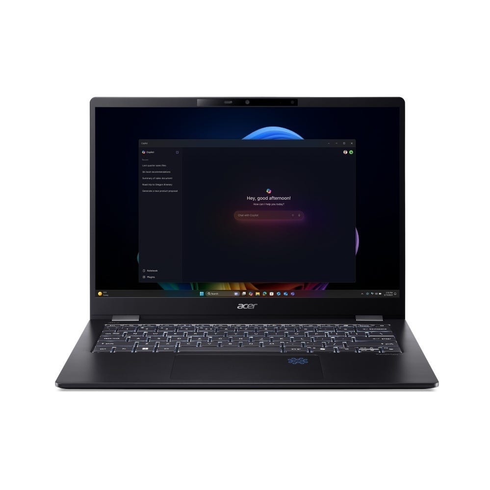 Acer TravelMate P6 14 AI Pantalla Táctil | TMP614-54T-TCO | Negro