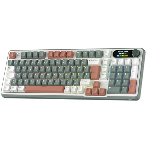 RK ROYAL KLUDGE S98 ES Teclado Mecánico con Smart Display y Botón
