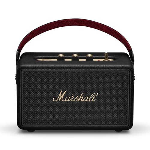 Marshall Kilburn III un Altavoz portátil con más de 50 Horas de autonomía - Negro y latón
