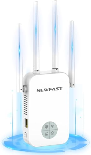 NEWFAST AC1200 Amplificador WiFi 5.8G Repetidor WiFi, WPA2, 802.11ac