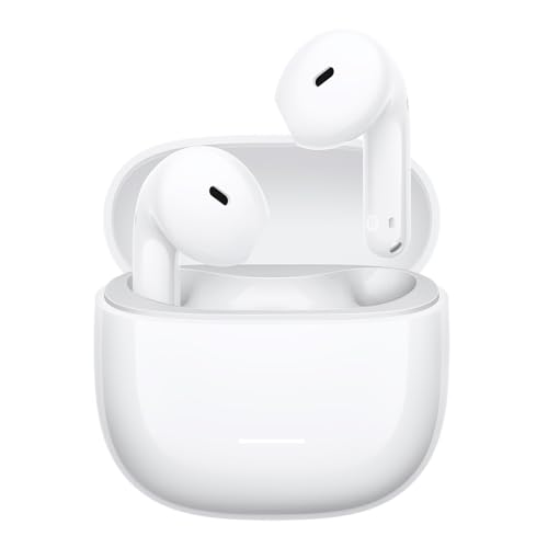 Xiaomi REDMI Buds 8 Active, Auriculares semiintraurales, 37 h, Blanco | Driver de Titanio 14,2 mm, Graves potentes, conexión Dual, 5 EQ, Bluetooth 5.4, IP54