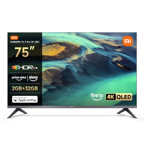 XIAOMI TV F Pro 75 Pulgadas (190 cm), 4K UHD QLED Smart Fire TV