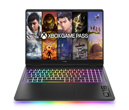 HyperX OMEN MAX Ordenador Portátil Gaming 16", 32GB, 1TB, RTX 5080, W11 | Pantalla 2.5K (2560x1600) 240Hz, Intel Core Ultra 9 290HX, 32GB RAM, 1TB SSD, Windows 11, Negro, para gaming, QWERTY Español