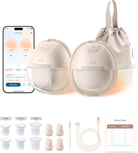 eufy by Anker S1 Sacaleches manos libres con calefacción HeatFlow